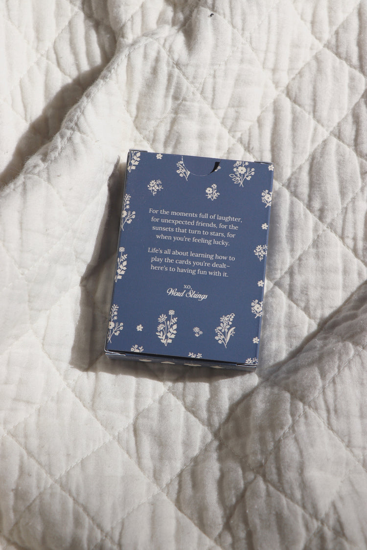 WSC Floral Deck of Cards