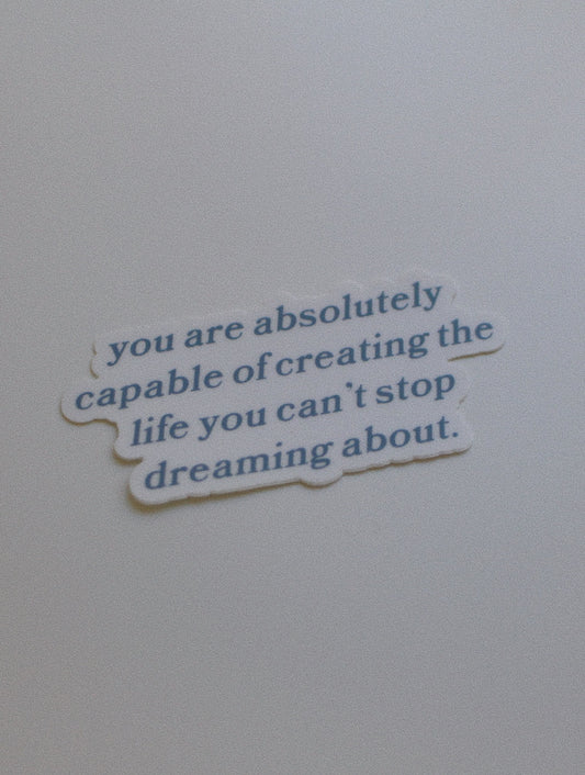 You are Capable Sticker